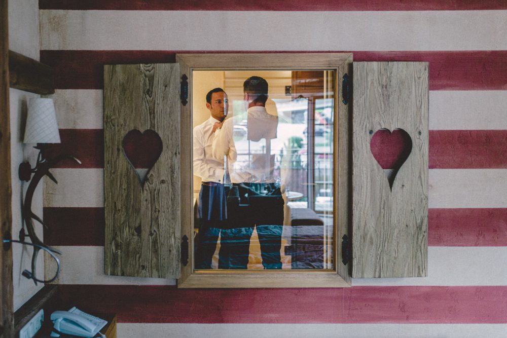 Hochzeitsreportage im Hotel Engel in Grän