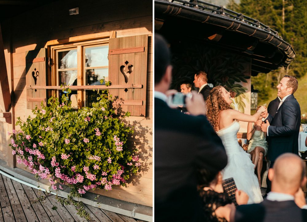 Hochzeitsreportage im Hotel Engel in Grän