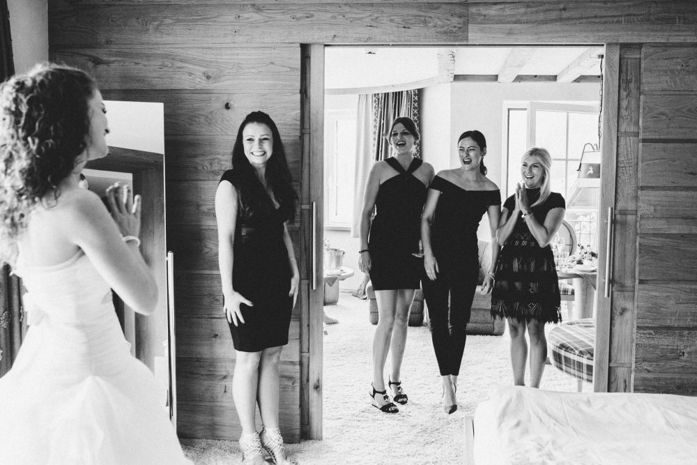 Hochzeitsreportage im Hotel Engel in Grän