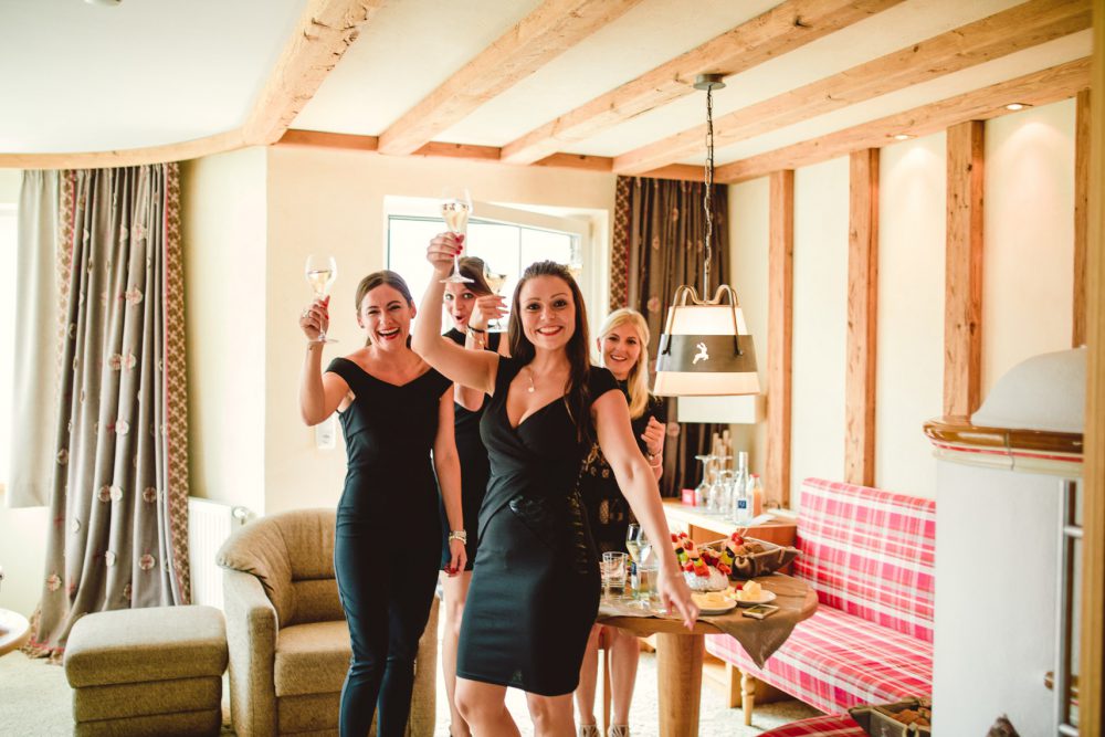 Hochzeitsreportage im Hotel Engel in Grän