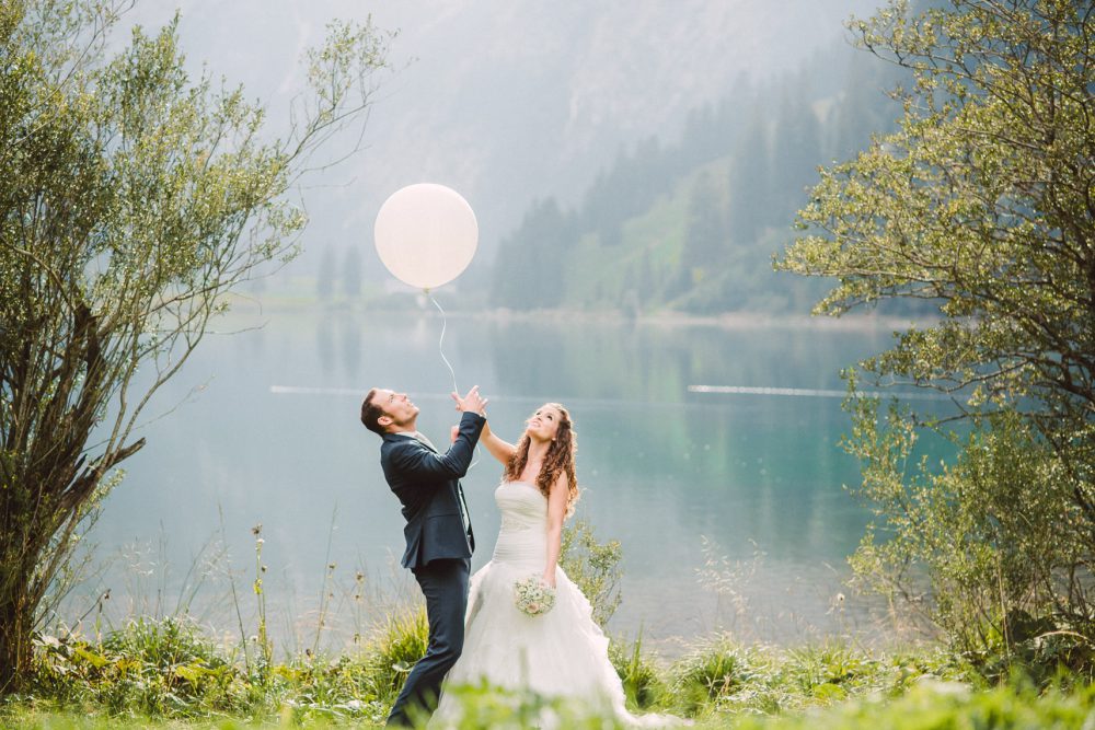 Hochzeitsreportage im Hotel Engel in Grän