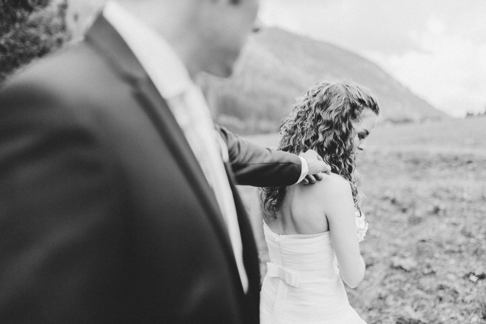 Hochzeitsreportage im Hotel Engel in Grän