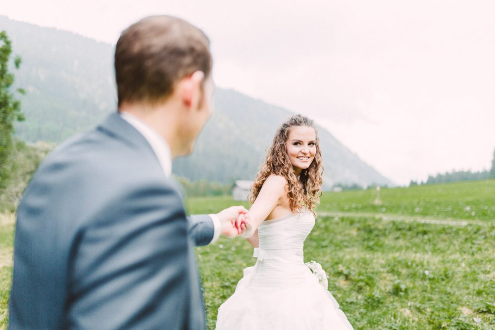 Hochzeitsreportage im Hotel Engel in Grän