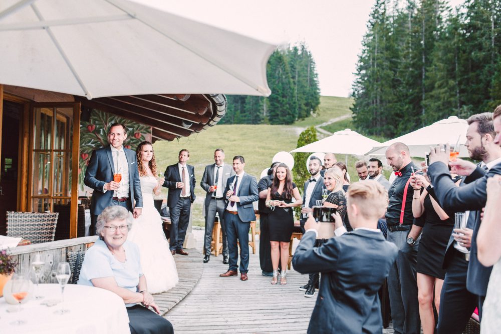 Hochzeitsreportage im Hotel Engel in Grän