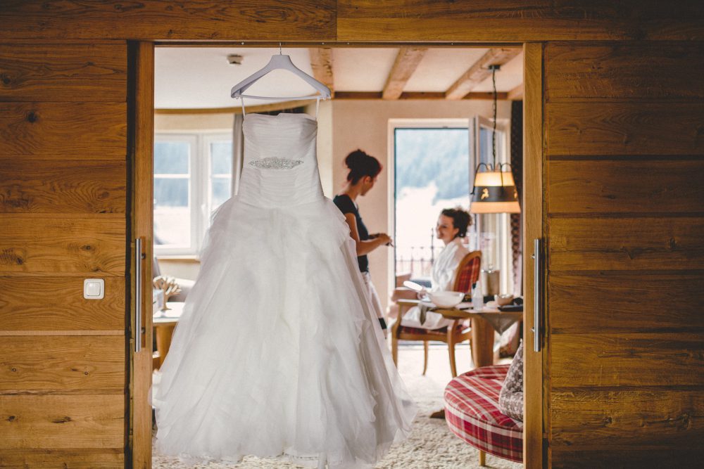 Hochzeitsreportage im Hotel Engel in Grän